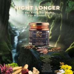 Night Longer Honig Herbal Paste 240g, Extra Stark für aktive Männer Sofortwirkung, Maca, Ginseng & Tribulus Terrestris Gel