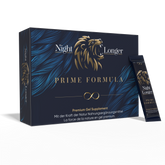 Night Longer Prime Formula Gel, 12x12g Stick Sofortwirkung, Extra Stark für aktive Männer, Ginseng & Tribulus Terrestris