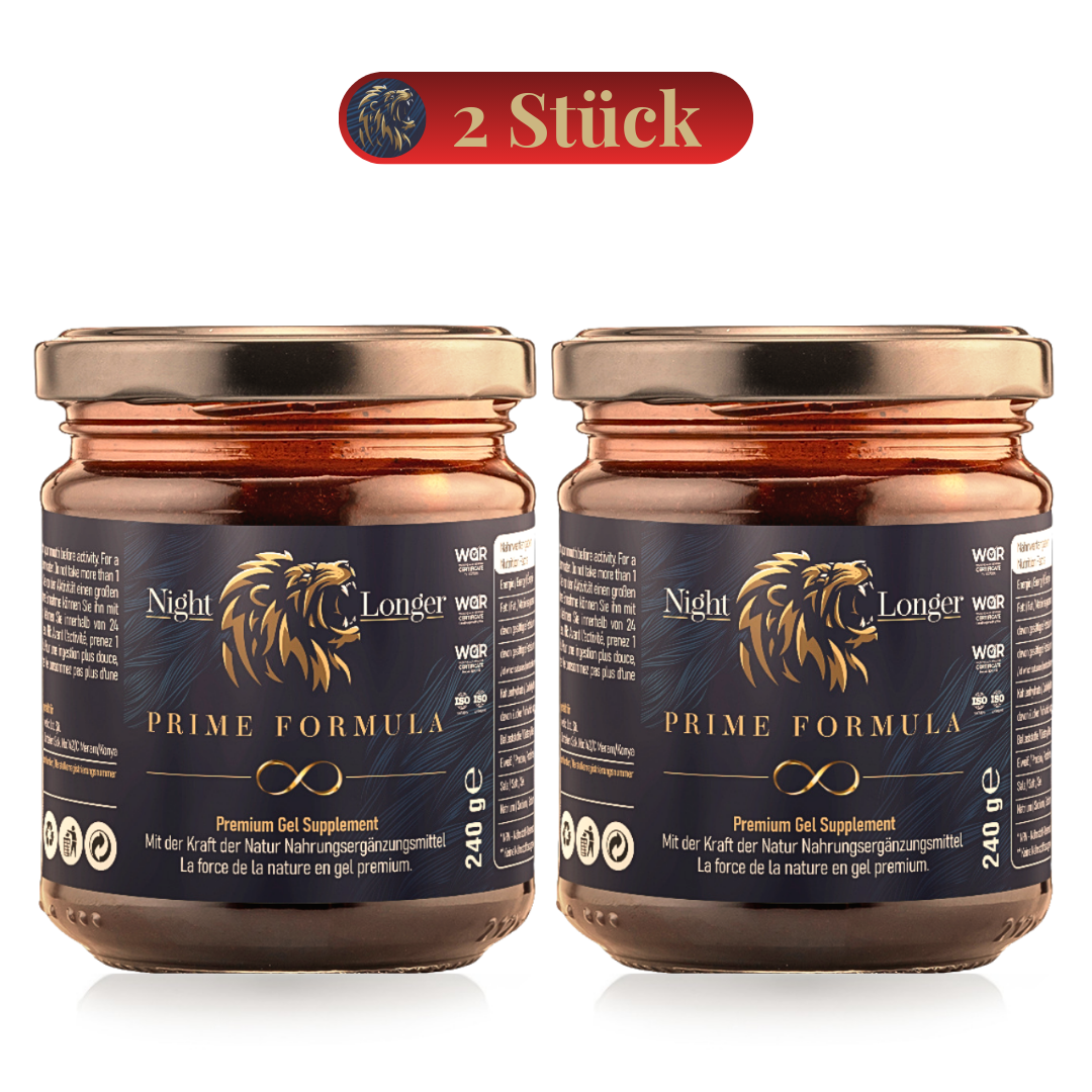 Night Longer Honig Herbal Paste 240g, Extra Stark für aktive Männer Sofortwirkung, Maca, Ginseng & Tribulus Terrestris Gel
