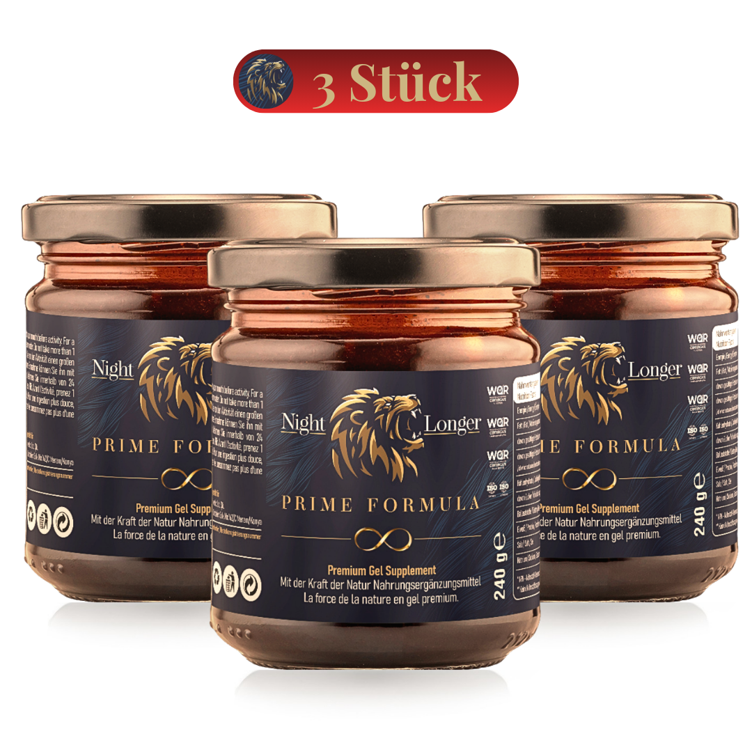 Night Longer Honig Herbal Paste 240g, Extra Stark für aktive Männer Sofortwirkung, Maca, Ginseng & Tribulus Terrestris Gel