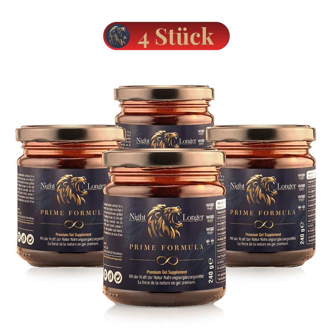 Night Longer Honig Herbal Paste 240g, Extra Stark für aktive Männer Sofortwirkung, Maca, Ginseng & Tribulus Terrestris Gel