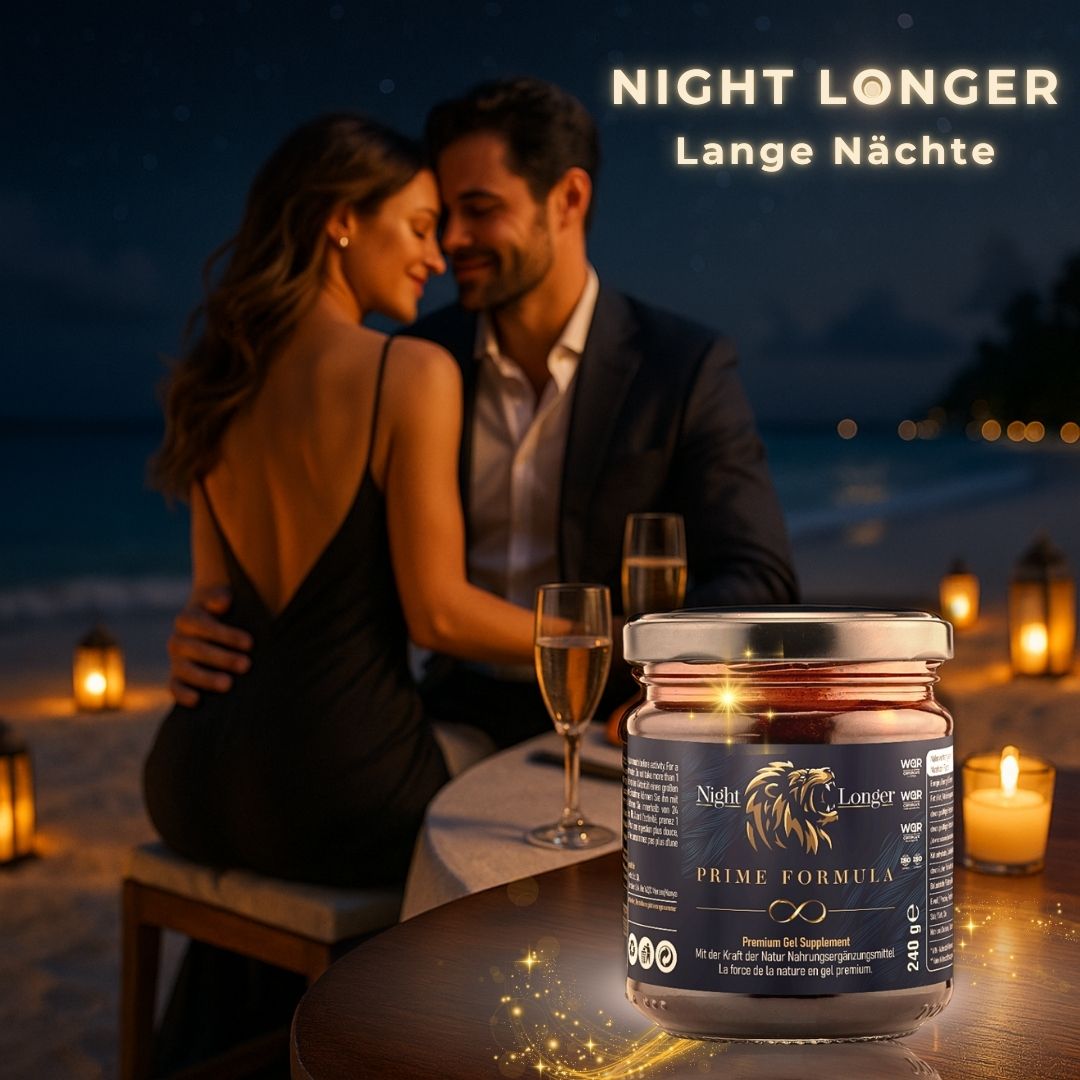 Night Longer Honig Herbal Paste 240g, Extra Stark für aktive Männer Sofortwirkung, Maca, Ginseng & Tribulus Terrestris Gel