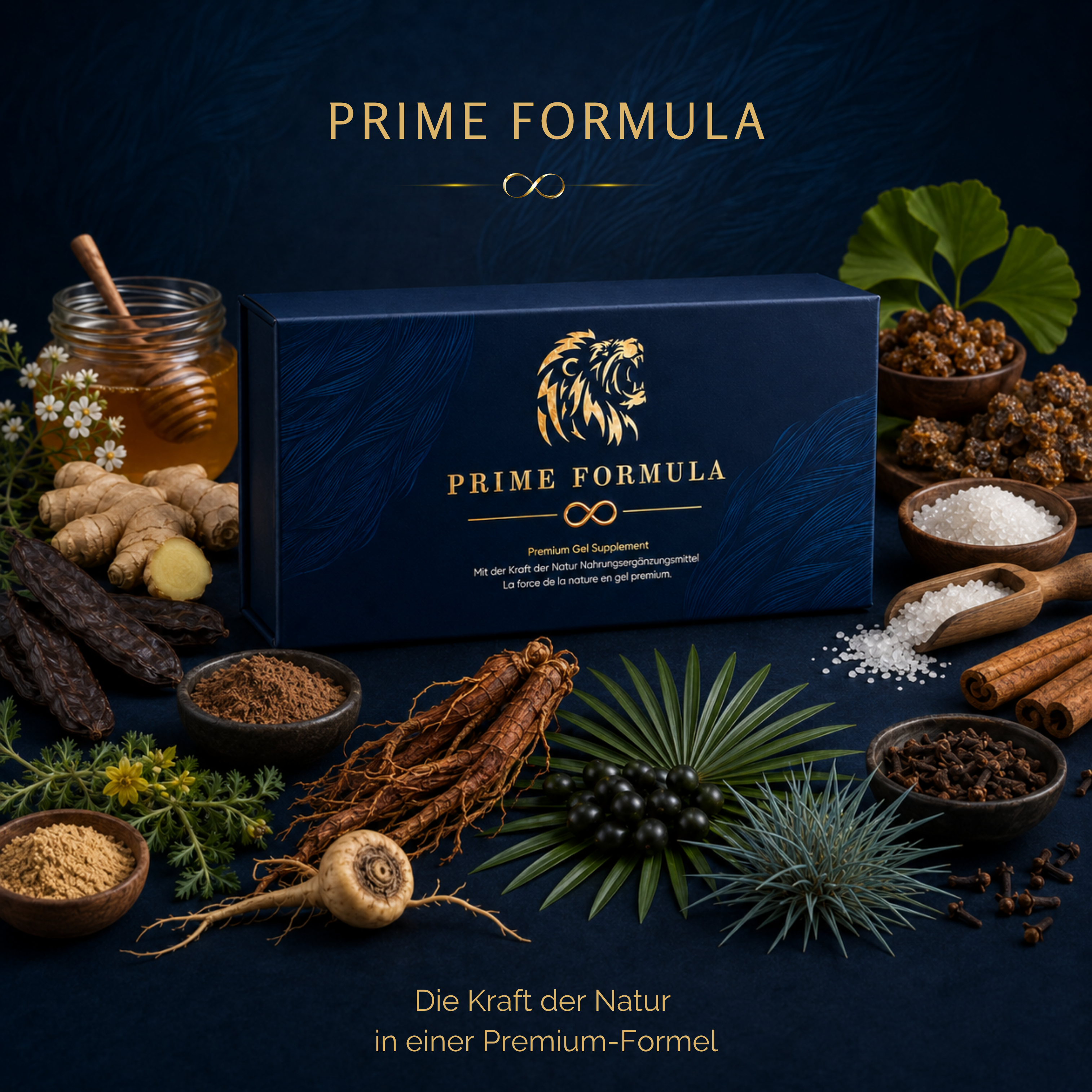 Prime Formula Premium Gel Supplement Sticks mit ausgewählten natürlichen Zutaten