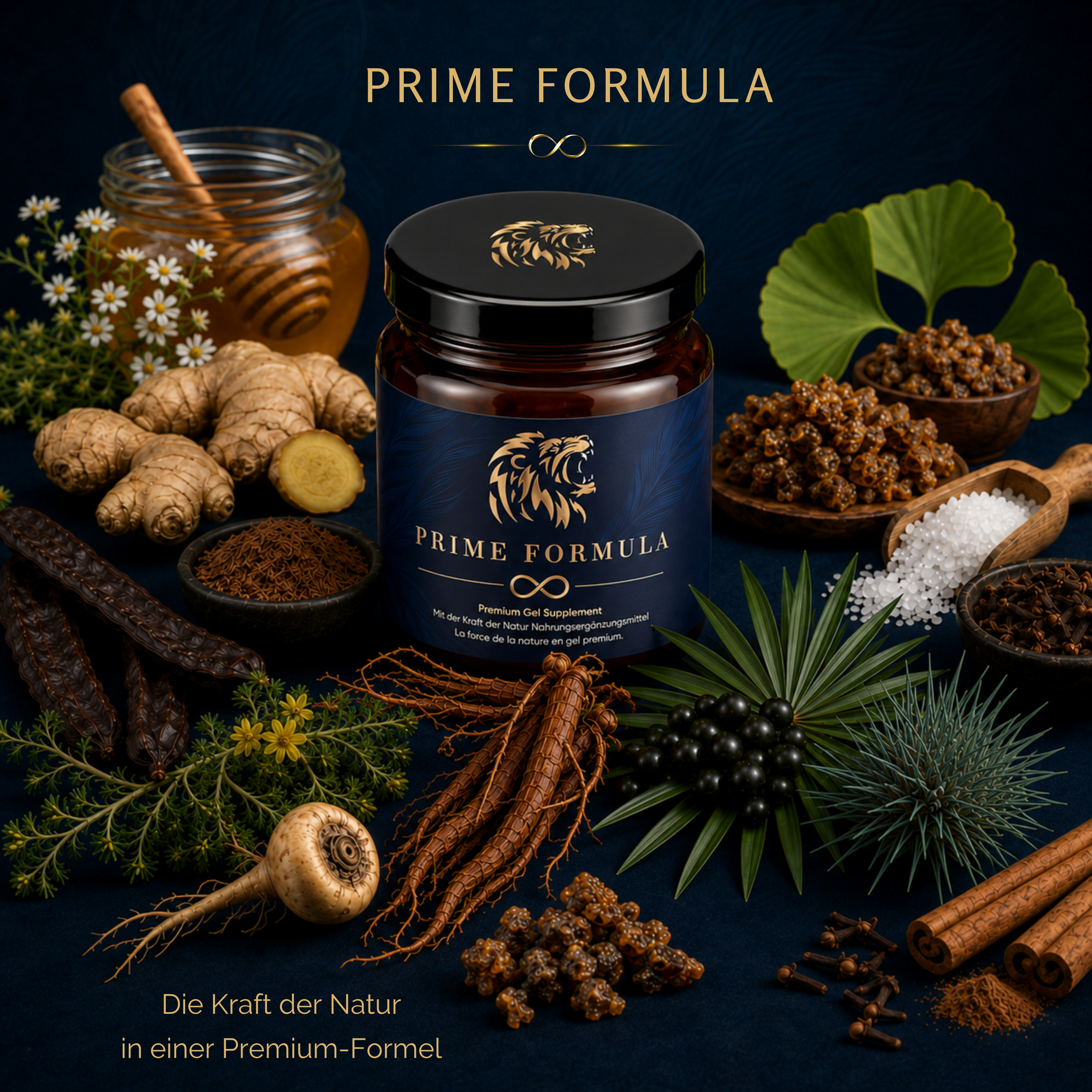 Prime Formula Premium Gel Supplement mit ausgewählten natürlichen Zutaten