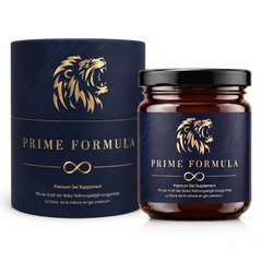 Prime Formula Premium Gel Supplement 240 g mit Glas und Zylinderbox